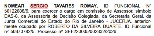 O 'Highlander' da Jucerja: mesmo na mira da Polícia Civil, Sergio Romay ganha novo cargo na Junta Comercial 63 image 32