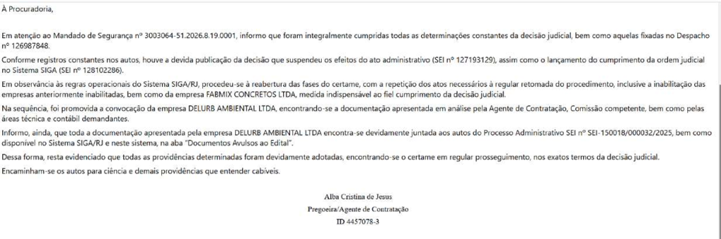 Nem a Justiça manda no Rio Metrópole: instituto alvo de operação policial deixa licitação de R$ 20 milhões parada por mais de 90 dias, apesar de ordem para conclusão 62 image 41