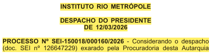 Nem a Justiça manda no Rio Metrópole: instituto alvo de operação policial deixa licitação de R$ 20 milhões parada por mais de 90 dias, apesar de ordem para conclusão 64 image 43