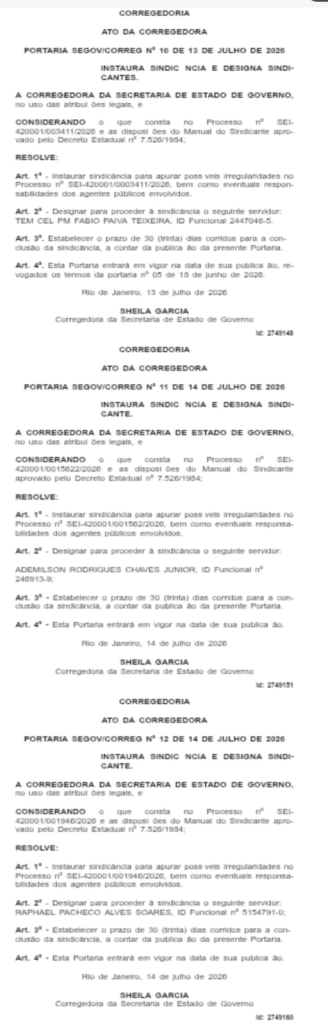 Pente-fino: Corregedoria da Secretaria de Governo comandada por delegado do GSI abre cinco sindicâncias e substitui comissões de investigações em andamento 62 image 52