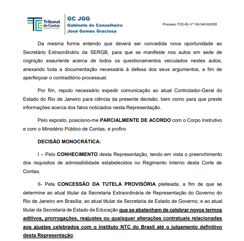 Suspeita de 'cursos fantasmas' de R$ 50 milhões leva TCE a travar repasses do estado e barrar novos contratos do Instituto NTC 62 image 60
