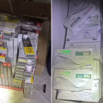 Materiais apreendidos na operação contra lavagem de dinheiro