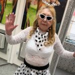 Núbia Cozzolino em uma das apresentações