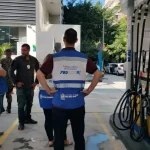 posto de gasolina durante fiscalização no setor de combustíveis