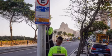 Rio Rotativo Digital já está em vigor na orla da Zona Sul