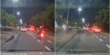 Alexandre Freitas foi arremessado de moto após acidente na Lagoa