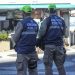 Agentes do Tolerância Zero na orla da praia