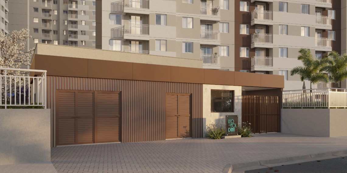Nova Leopoldina Ramos: imobiliária lança residencial de duas torres na Zona Norte, estimado em R$ 350 milhões 48 Projeto da fachada do Nova Leopoldina Ramos