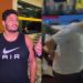 Davi Santos Machado, segurança acusado de agredir Cláudio Rafael com pauladas até a morte, se entregou na 53ª DP (Mesquita) – Fotos: Reprodução/Redes sociais