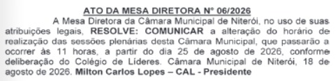 Ato da Mesa Diretora