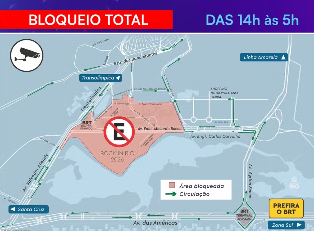 Bloqueios no Rock in Rio