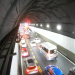 Engavetamento com cinco carros e uma moto causa retenção no Túnel Rebouças
