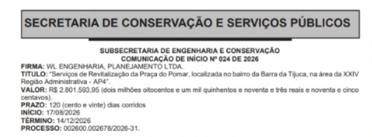 Praça do Pomar, na Barra, vai receber reforma orçada em R$ 2,8 milhões 51 Captura de Tela 25