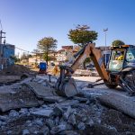 Obras para construção de novo terminal no bairro Colérgio