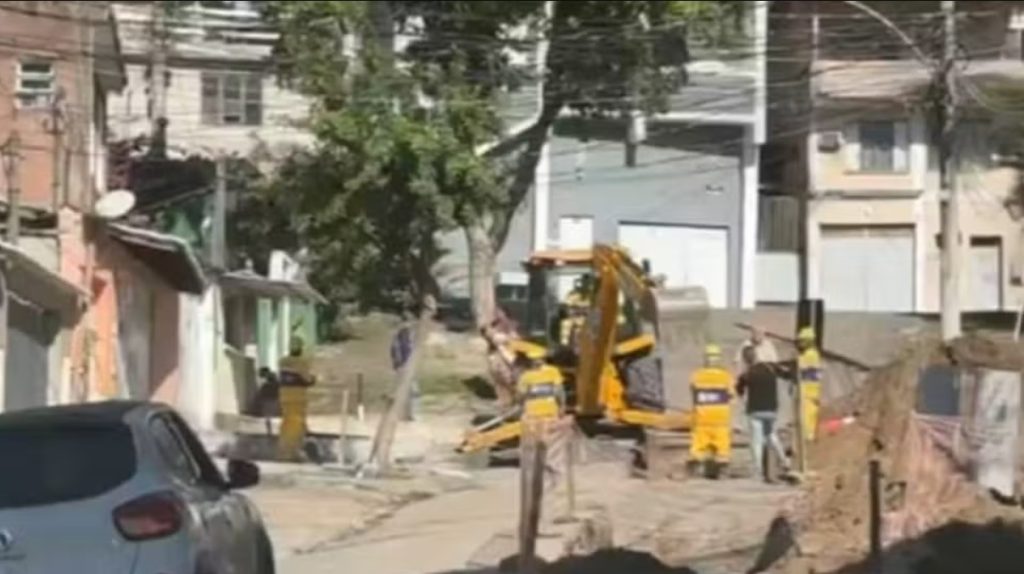 Obra da prefeitura é interrompida após ameaça de traficantes em Madureira