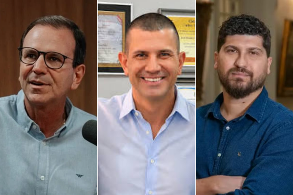 Sem Garotinho, primeiro dia de propaganda eleitoral tem Paes, Ruas e Siri se apresentando como a mudança necessária