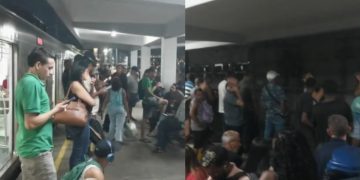 Superlotação nas estações