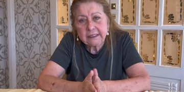 Núbia Cozzolino em vídeo postado nas redes sociais