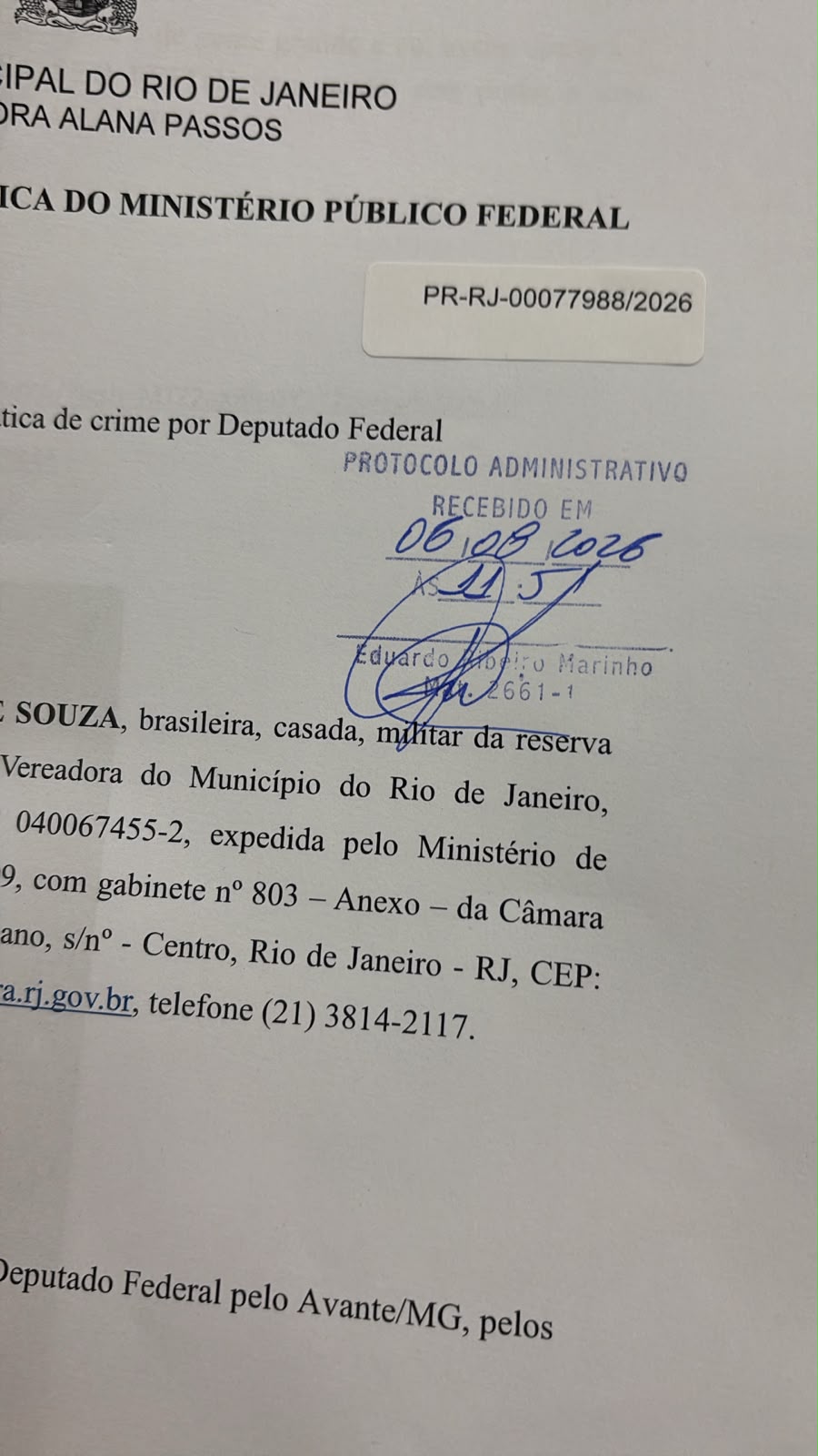 Alana Passos entra com ação no MPF contra André Janones por suposta incitação ao crime em publicação nas redes 52 WhatsApp Image 2026 08 06 at 11.48.06 1