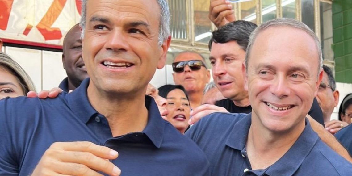 Rogério Lisboa e Dudu Reina, os mais novos apoiadores de Paes