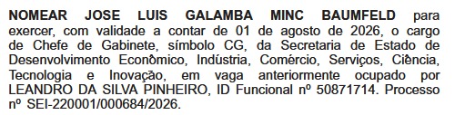 A República dos Procuradores ganha reforço de peso da Câmara do Rio: José Luiz Minc é nomeado na Secretara Estadual de Desenvolvimento Econômico 49 WhatsApp Image 2026 08 12 at 08.02.15
