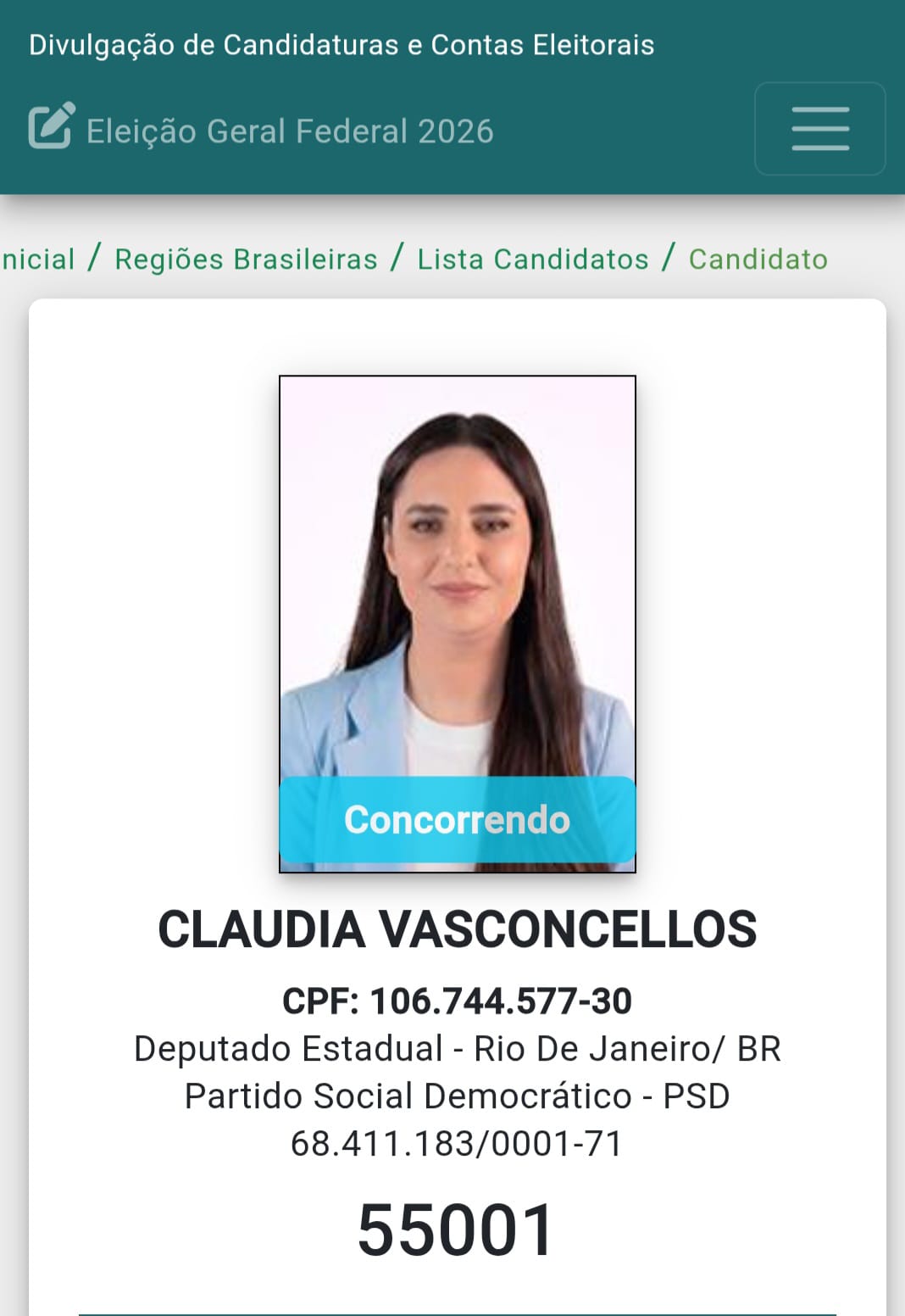 Foto: Reprodução/DivulgaCand