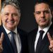 Anthony Garotinho, à esquerda, e Victor Travancas, à direita.