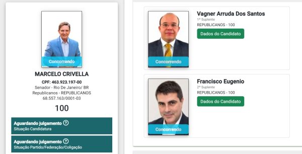Em nome do filho: Republicanos quer mudar suplentes para o Senado, e colocar Tânia Bastos e Marcelinho Crivella na chapa 49 WhatsApp Image 2026 08 17 at 13.52.11 e1786986883698