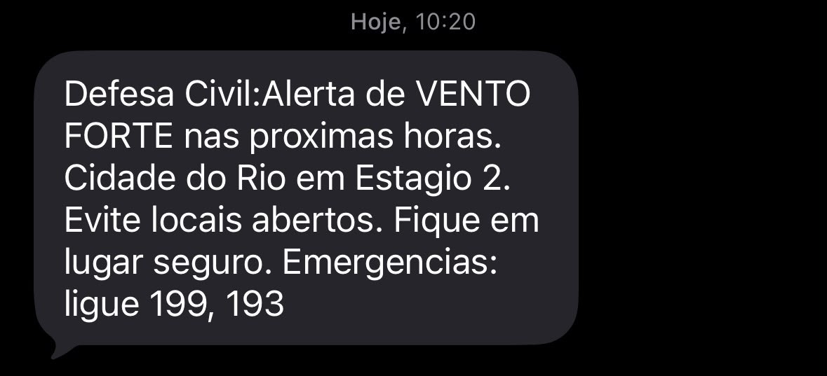 Defesa Civil do Rio começa a enviar alertas de vento forte nesta sexta (21); confira outros municípios que podem registrar ventania 49 WhatsApp Image 2026 08 21 at 10.25.40