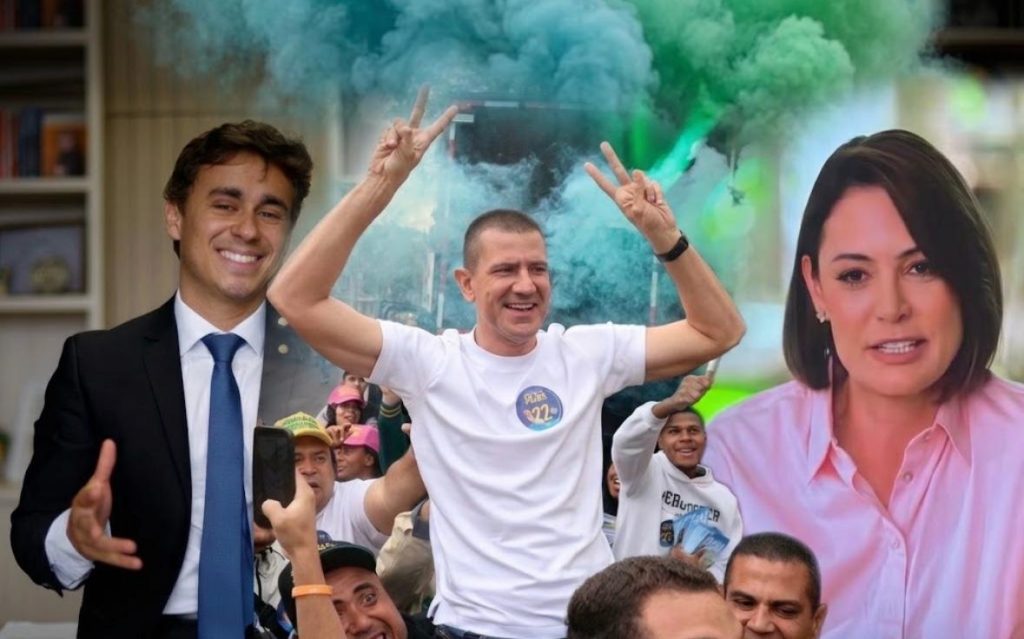 Michelle Bolsonaro e Nikolas Ferreira: os reforços de luxo da campanha de Douglas Ruas