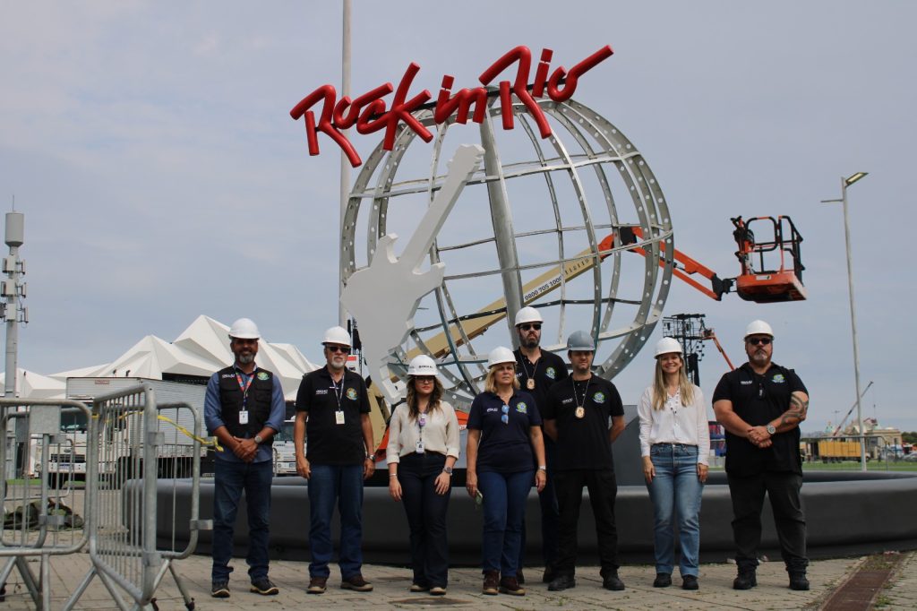 Antes dos portões abrirem: fiscais do Crea-RJ fazem pente-fino nas estruturas do Rock in Rio 2026