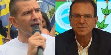 Douglas Ruas (PL) e Eduardo Paes (PSD), candidatos ao governo do eio nas eleições de 2026