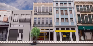 Sobrado na Rua da Carioca vai passar por reformas para abrigar Centro Cultural Chiquinha Gonzaga 10 Projeto de como será a fachada do Centro Cultural Chiquinha Gonzaga