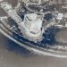 O Hotel Glória ao ser inaugurado à beira da praia do Russel em 1922: um século depois, orla revigorada de uma praia inexistente.