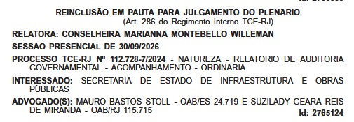 Sob rolo compressor: TCE-RJ pauta julgamento que cobra R$ 15,5 milhões de ex-secretário por supostas irregularidades em obras de asfalto fino 52 28f6c9ac 3b97 45b3 b19e 88fa01a99c81 1