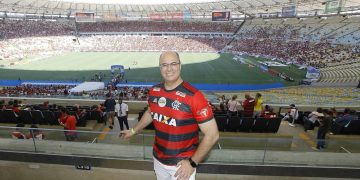Wilson Witzel no Maracanã, durante seu mandato como governador do Rio de Janeiro. Ex-governador foi multado em R$ 124 mil pelo TCE.