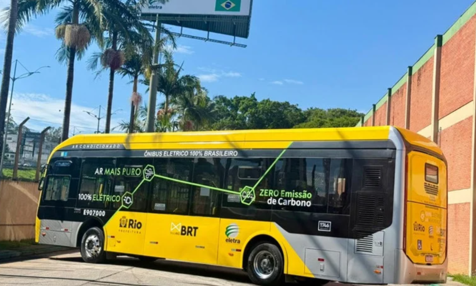 ônibus elétricos no Rio
