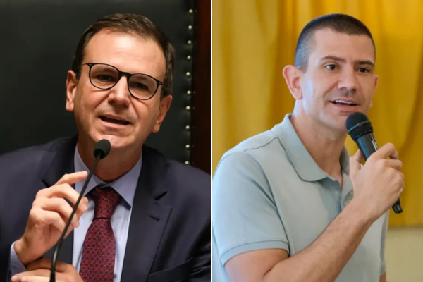 Quaest: Eduardo Paes tem 34% e Douglas Ruas sobe para 25% 51 Eduardo Paes e Douglas Ruas