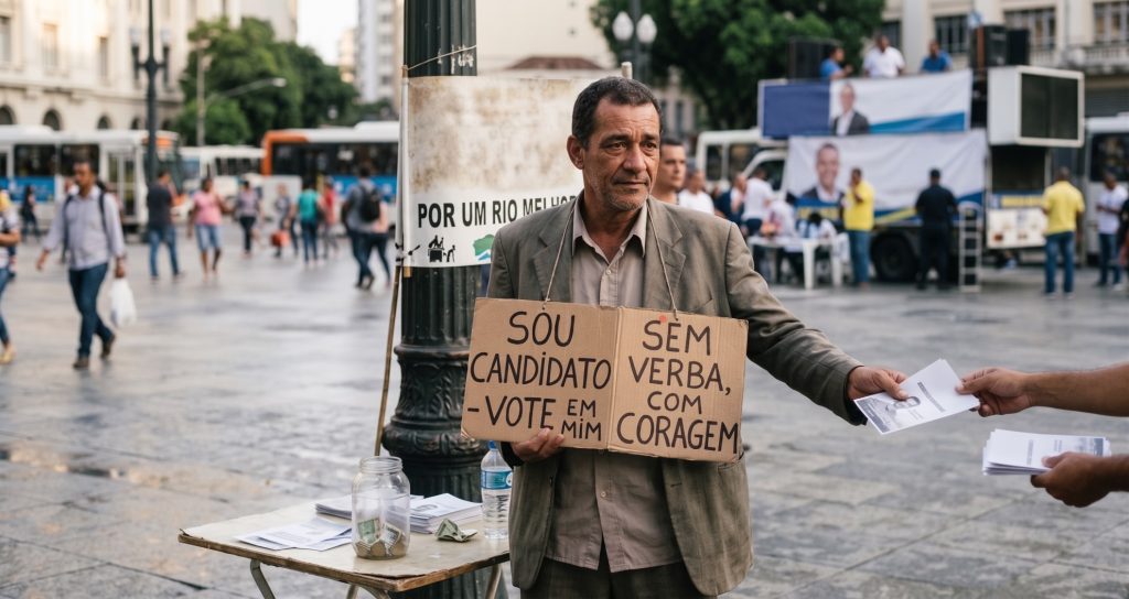 Campanha de vento e fé: às vésperas das eleições, 352 candidatos no Rio não registraram no TSE nem um centavo arrecadado