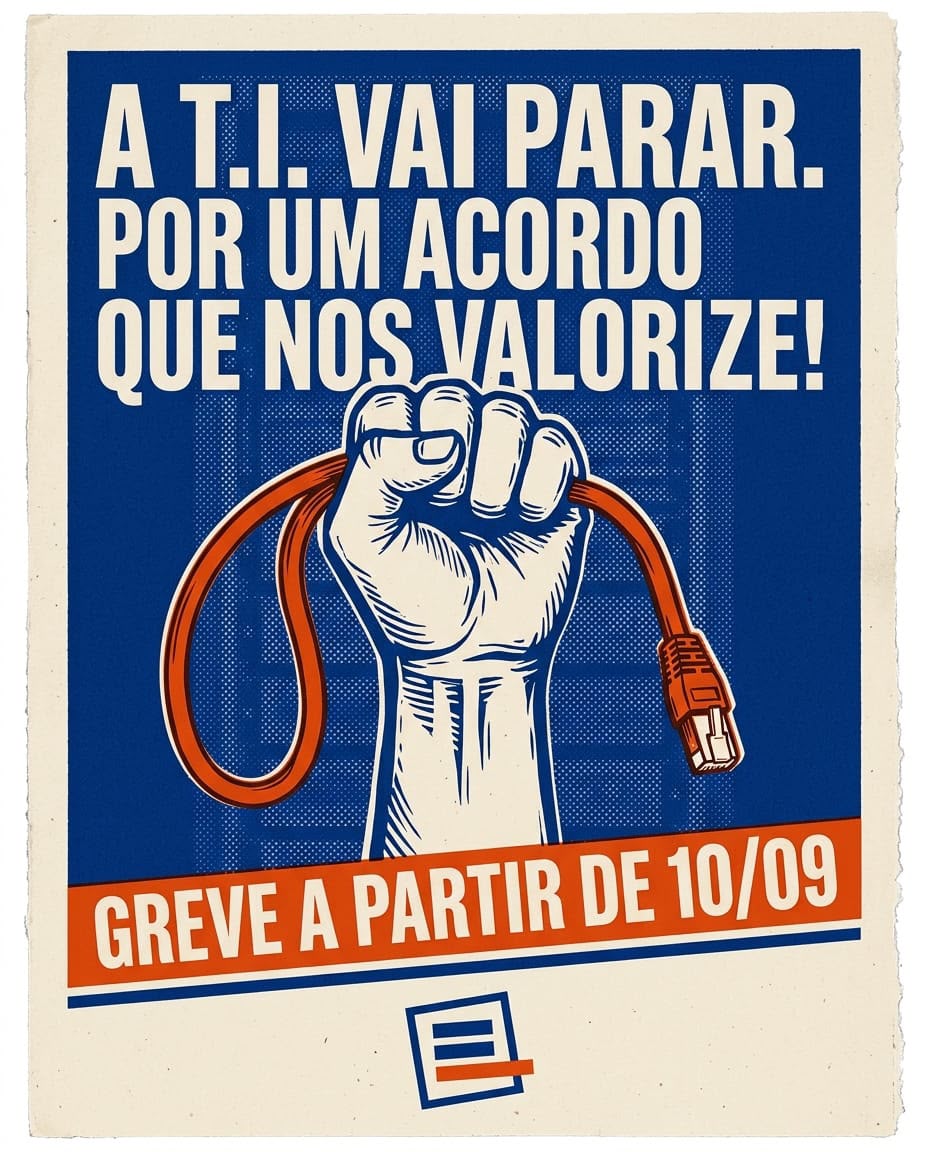 Além dos bancários, setor de TI da Caixa Econômica adere à greve a partir desta quinta (10) em todo o país, incluindo o Rio 50 Greve do TI da Caixa