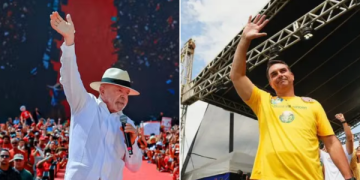 Quaest no Rio: Flávio Bolsonaro tem 38% e Lula aparece com 31% na disputa presidencial 1 Lula e Flávio Bolsonaro aparecem em montagem; pesquisa Quaest mostra os dois à frente na disputa pela Presidência entre eleitores do Rio — Foto: Reprodução