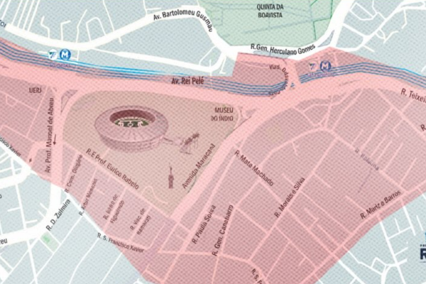 NFL no Maracanã: região terá esquema especial de trânsito com bloqueios a partir deste sábado (26) 49 NFL no Maracanã: região terá esquema especial de trânsito com bloqueios a partir deste sábado (26)