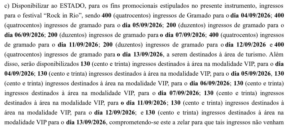 Quem quer ingressos para o Rock in Rio 2026? Governo do estado firma cooperação com festival e garante 3,1 mil entradas — 910 para a área vip 50 WhatsApp Image 2026 09 03 at 09.10.39