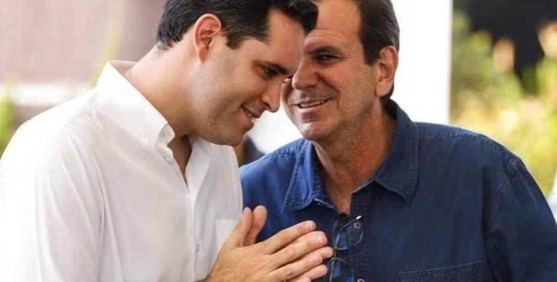Eduardo Cavaliere e Eduardo Paes: o prefeito do Rio foi incluído na ação do PL contra o candidato do PSD