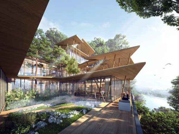 Hotel ‘Living in the Leaves’, em Huizhou, na China