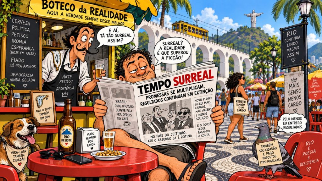 O Tempo Surreal: uma lente de aumento para ver o Rio e seus personagens pelo avesso