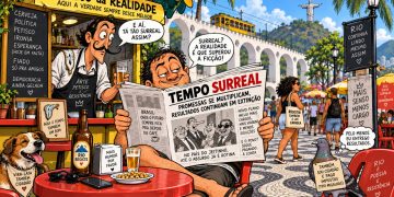A arte para o lançamento do novo Tempo Surreal