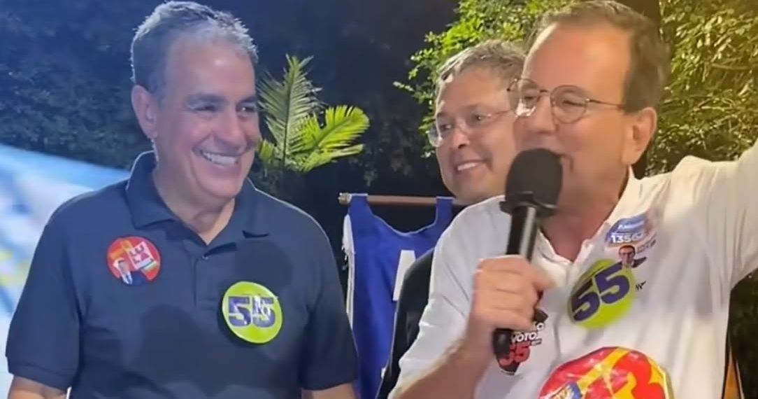 André Ceciliano e Eduardo Paes