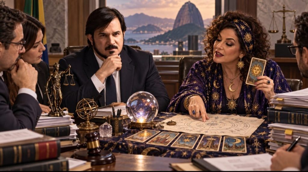 Tempo Surreal (aviso de piadinha infame): equipe jurídica de Rueda e Canella vai a centro espírita contratar astróloga de Couto para evitar novas surpresas do TRE-RJ