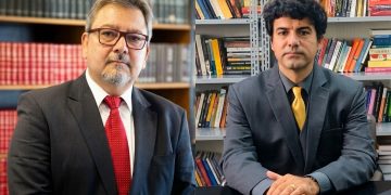 Antonio José, à esquerda, e Pedro Borges, os dois únicos inscritos para a disputa pelo cargo de Procurador-Geral de Justiça do Rio